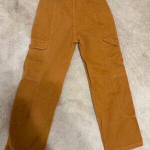 Billabong SIZE 29 womens Carhartt-style cargo utility pants rugged fashion RUST